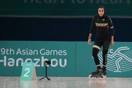 دستیابی ترانه احمدی به مدال نقره اسکیت